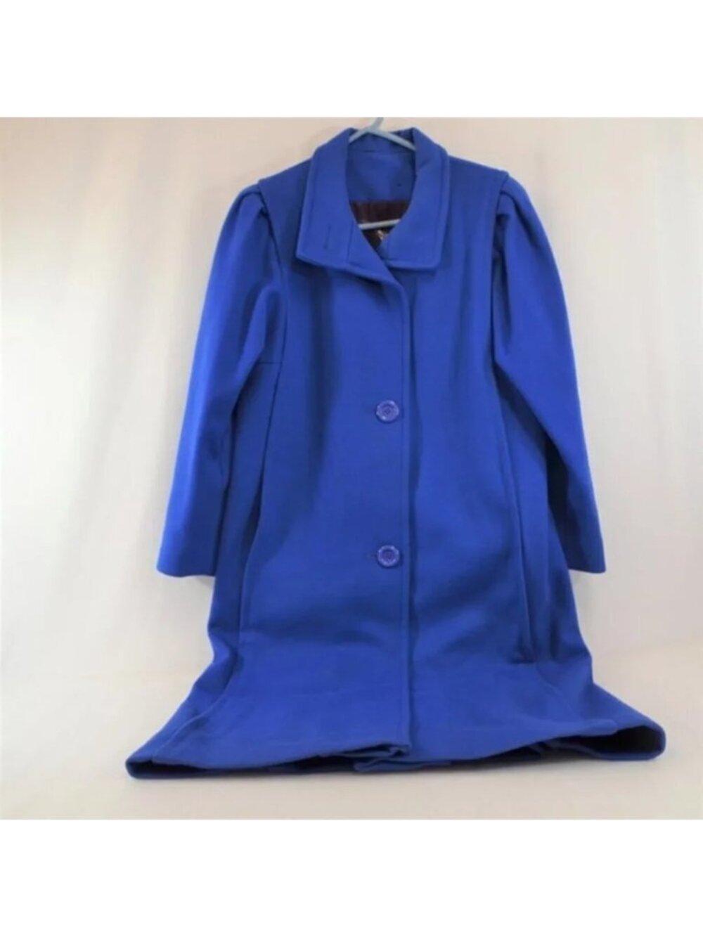 Vintage Blue Wool Pea Coat  Womens